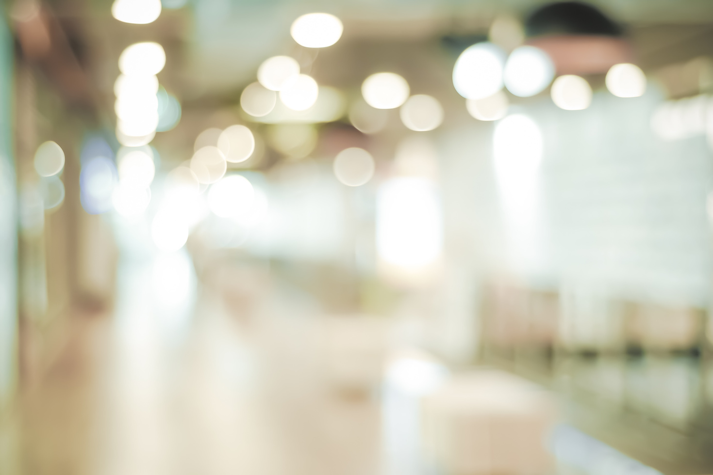 Blur store with bokeh background, business background